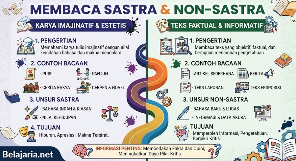 MEMBACA SATRA DAN NON-SASTRA